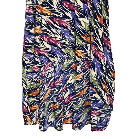 Anna Grace Boho Multicolor High Low Midi Skirt S - Picture 5 of 12